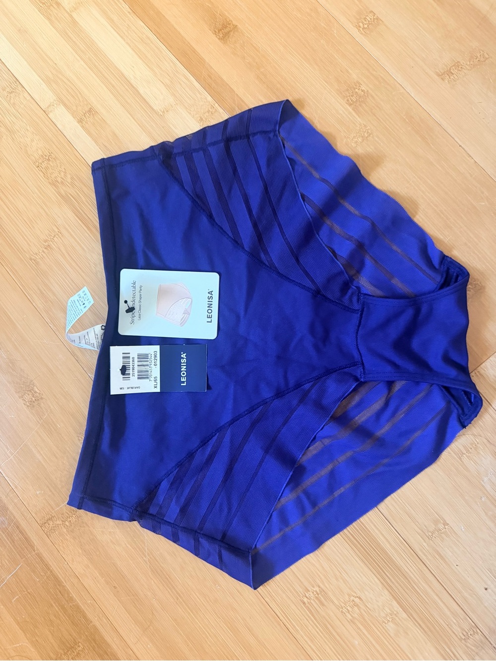 Leonia Women's Royal Blue High-Waist Shaping Briefs
